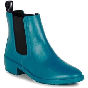 NWT EMU AUSTRALIA TEAL BLUE WATERPROOF SHEARLING LINED BOOTS 8 - FESTIVALS!